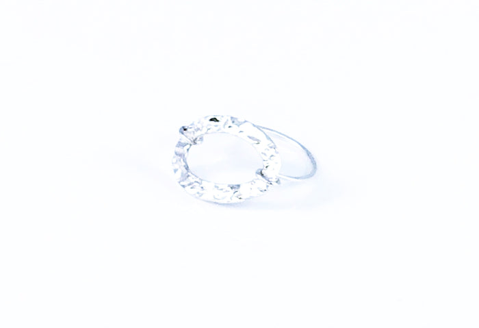 Hammered Oval Ring