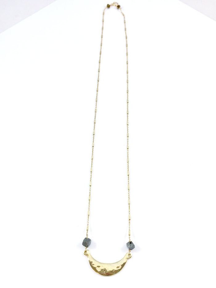 Porcupine quill necklace west - Gem