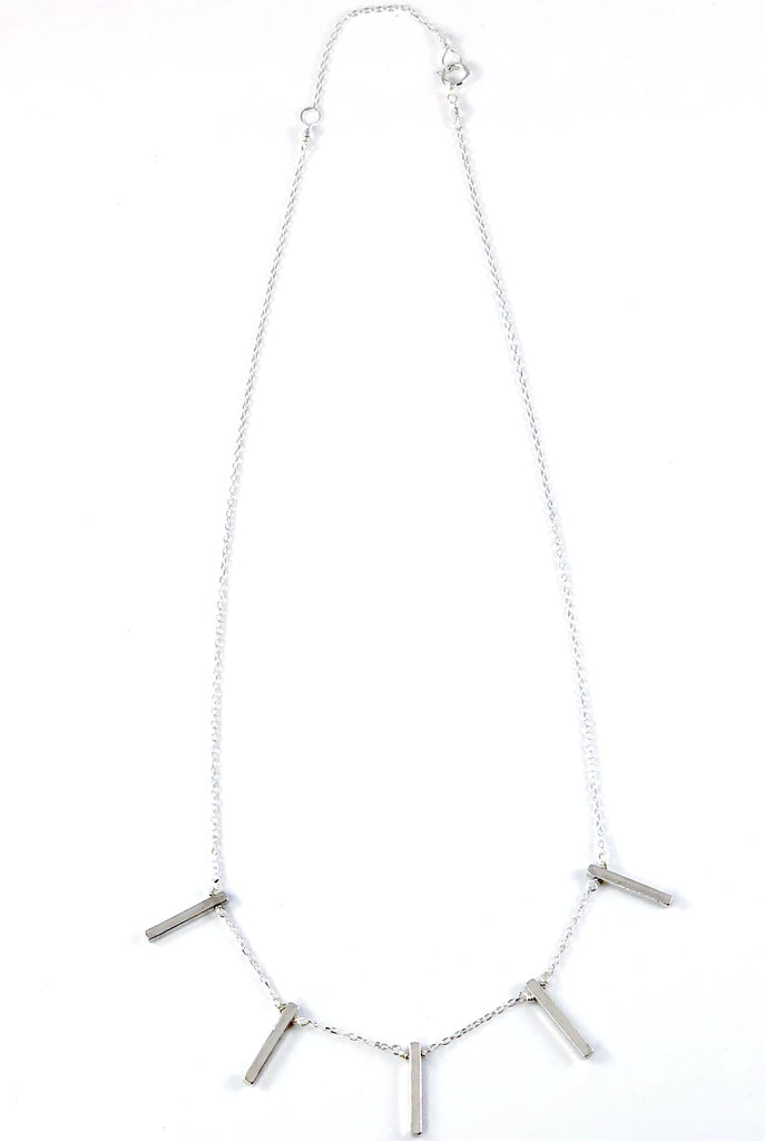 Vertical 5 Bar Necklace